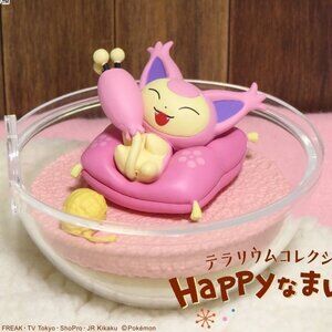 Skitty Pokemon ball TERRARIUM HAPPY EVERYDAY collectible Figure re-ment cute